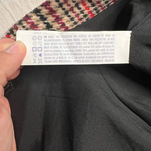 Forever 21 Plaid Flannel Mini Skirt Size 29 Multicolor Short Zip Up - Picture 8 of 12